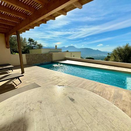 Super Villa Moderne Corbara Vue Mer Ngoại thất bức ảnh