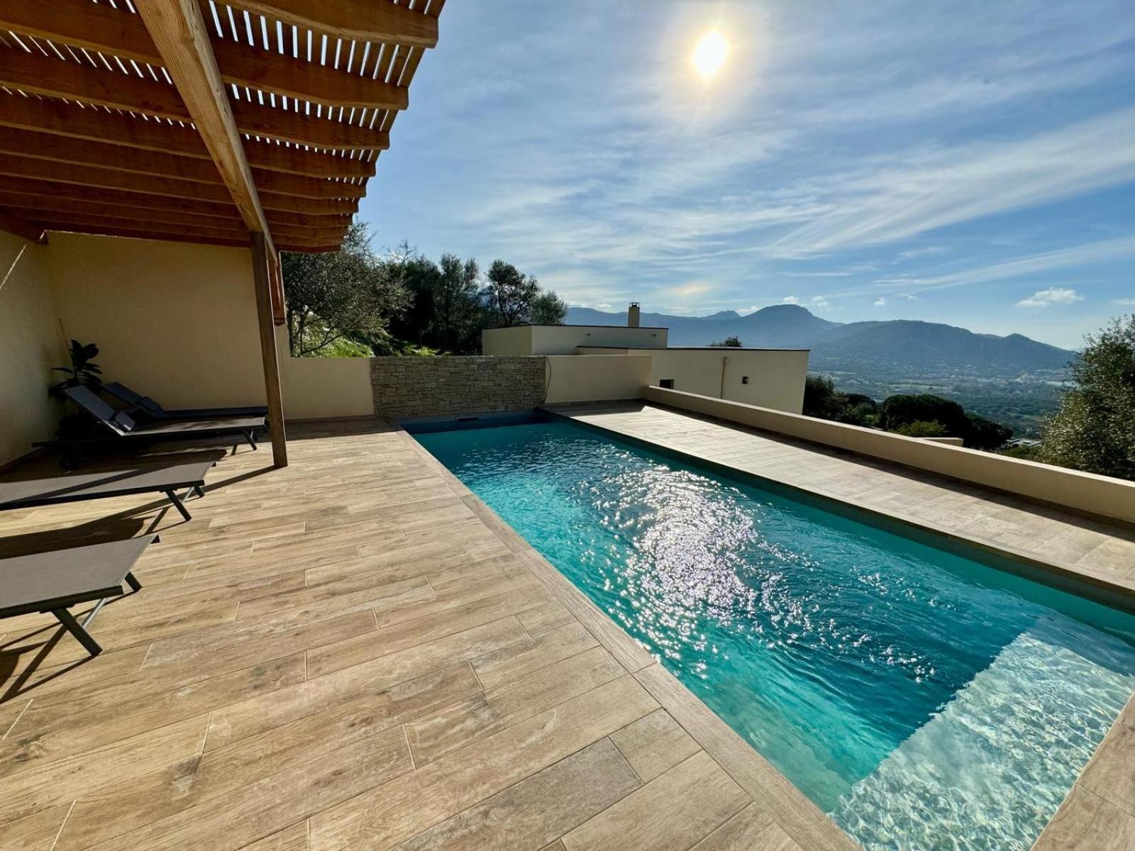 Super Villa Moderne Corbara Vue Mer Ngoại thất bức ảnh