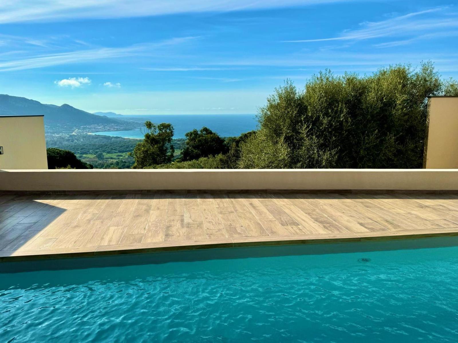 Super Villa Moderne Corbara Vue Mer Ngoại thất bức ảnh