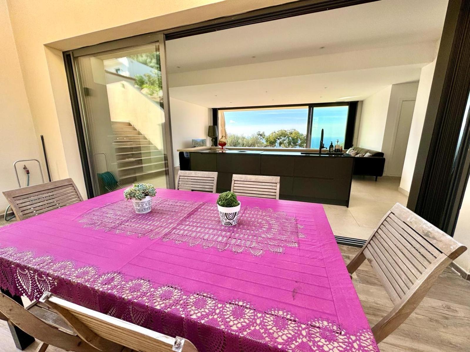 Super Villa Moderne Corbara Vue Mer Ngoại thất bức ảnh